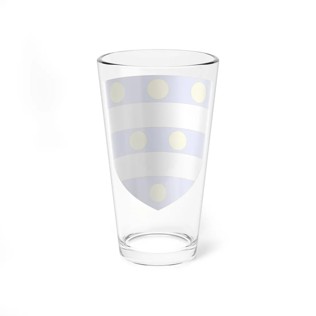 Blason famille fr Aladane Nivernais (France) (Coat of Arms) Pint Glass 16oz - Go Mug Yourself