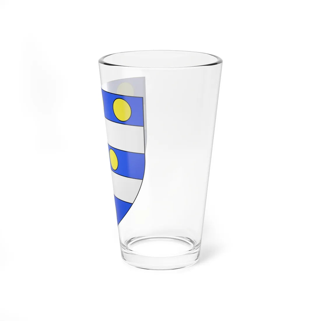 Blason famille fr Aladane Nivernais (France) (Coat of Arms) Pint Glass 16oz - Go Mug Yourself