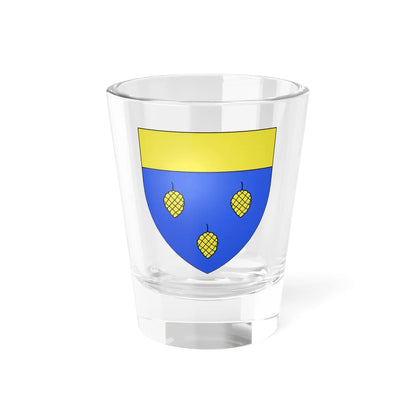 Blason famille fr Albignac (France) (Coat of Arms) Shot Glass 1.5oz 1.5oz - Go Mug Yourself