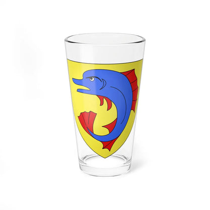 Blason famille fr Albon Dauphiné (France) (Coat of Arms) Pint Glass 16oz 16oz - Go Mug Yourself