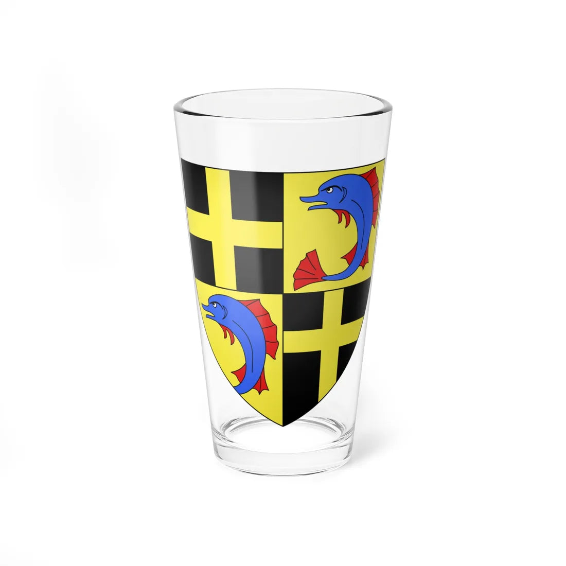 Blason famille fr Albon Restauration (France) (Coat of Arms) Pint Glass 16oz 16oz - Go Mug Yourself