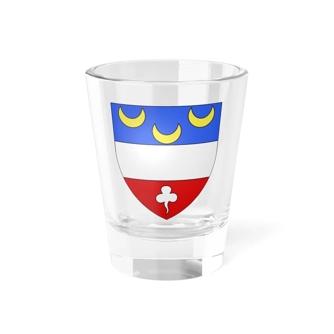 Blason famille fr Alexandre2 (France) (Coat of Arms) Shot Glass 1.5oz 1.5oz - Go Mug Yourself
