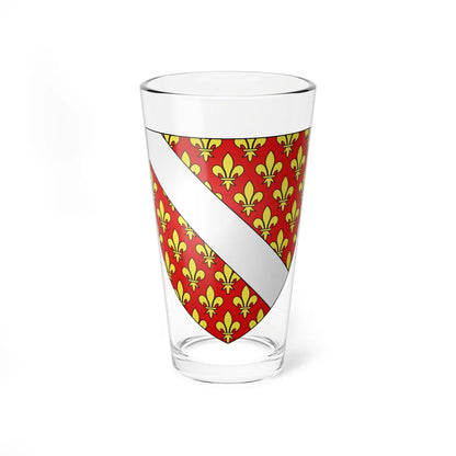 Blason famille fr Alleman (France) (Coat of Arms) Pint Glass 16oz - Go Mug Yourself