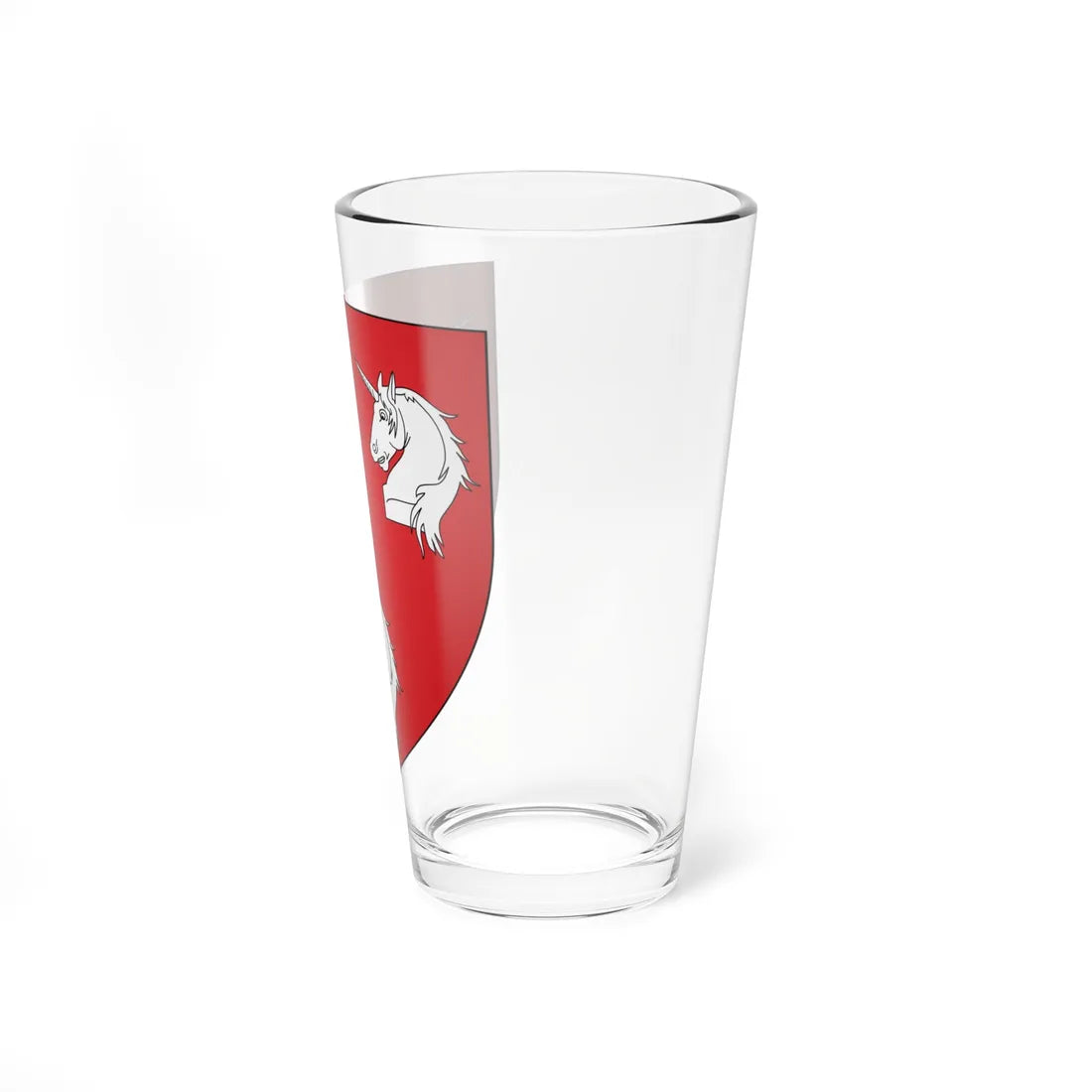 Blason famille fr ALLEOU (France) (Coat of Arms) Pint Glass 16oz - Go Mug Yourself