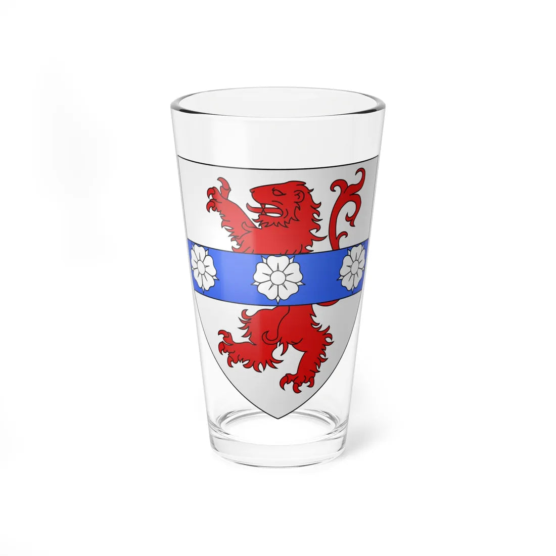 Blason famille fr AMBLARD (France) (Coat of Arms) Pint Glass 16oz 16oz - Go Mug Yourself