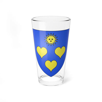 Blason famille fr Amelot (France) (Coat of Arms) Pint Glass 16oz 16oz - Go Mug Yourself