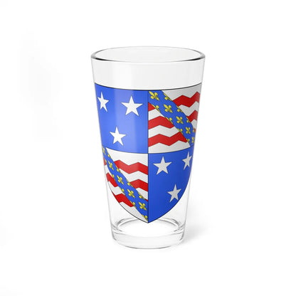 Blason famille fr Andrault de Langeron ap1532 (France) (Coat of Arms) Pint Glass 16oz 16oz - Go Mug Yourself
