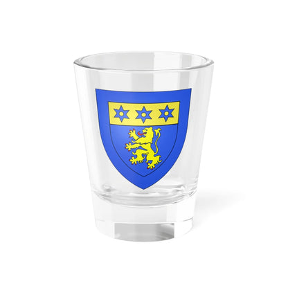Blason famille fr Androl (France) (Coat of Arms) Shot Glass 1.5oz 1.5oz - Go Mug Yourself