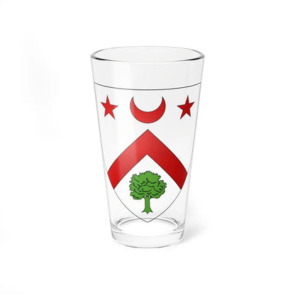 Blason famille fr Angevin (France) (Coat of Arms) Pint Glass 16oz 16oz - Go Mug Yourself