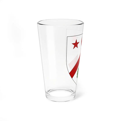 Blason famille fr Angevin (France) (Coat of Arms) Pint Glass 16oz - Go Mug Yourself