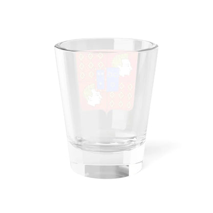 Blason famille fr Ango de la Motte-Ango de Flers 3 (France) (Coat of Arms) Shot Glass 1.5oz - Go Mug Yourself