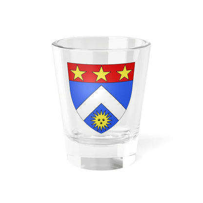 Blason famille fr Ardant Limousin (France) (Coat of Arms) Shot Glass 1.5oz 1.5oz - Go Mug Yourself