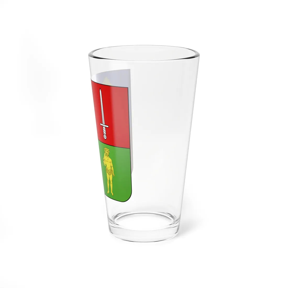 Blason famille fr Auguste Jean Ameil Baron (France) (Coat of Arms) Pint Glass 16oz - Go Mug Yourself
