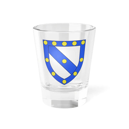 Blason famille fr d-Abzac (France) (Coat of Arms) Shot Glass 1.5oz 1.5oz - Go Mug Yourself