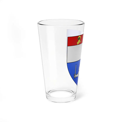 Blason famille fr dAbbadie (France) (Coat of Arms) Pint Glass 16oz - Go Mug Yourself