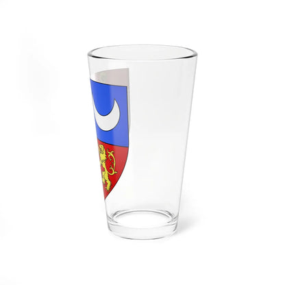 Blason famille fr dAbbadie (France) (Coat of Arms) Pint Glass 16oz - Go Mug Yourself