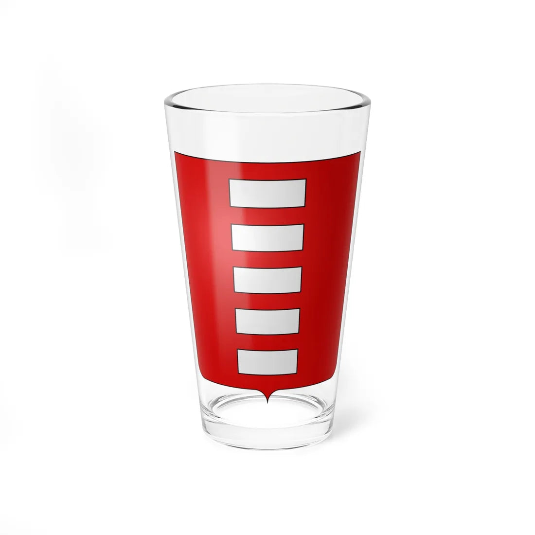 Blason Famille fr dAbillon (France) (Coat of Arms) Pint Glass 16oz - Go Mug Yourself