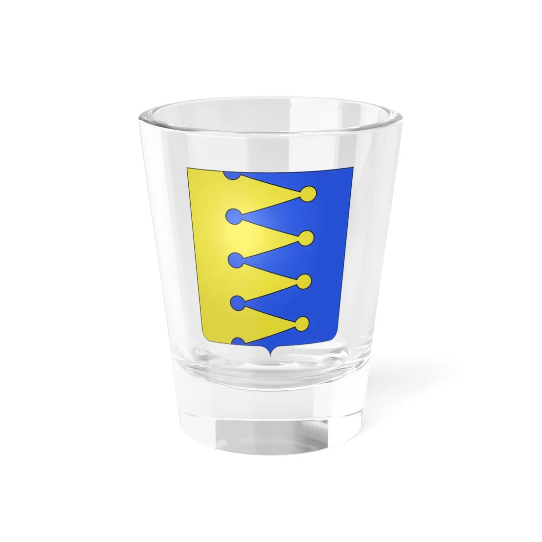 Blason Famille fr dAbon (France) (Coat of Arms) Shot Glass 1.5oz – Go ...