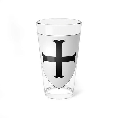 Blason famille fr dAcheux (France) (Coat of Arms) Pint Glass 16oz 16oz - Go Mug Yourself