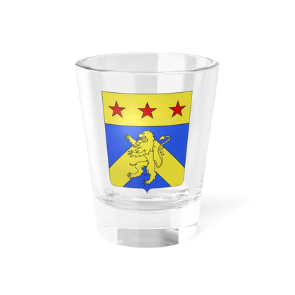 Blason famille fr dAdaoust 1860 (France) (Coat of Arms) Shot Glass 1.5oz 1.5oz - Go Mug Yourself