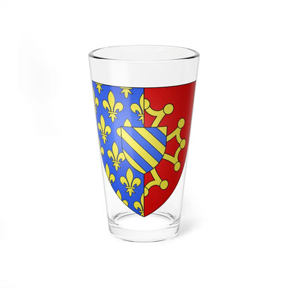 Blason famille fr dAdhémar 2 (France) (Coat of Arms) Pint Glass 16oz 16oz - Go Mug Yourself