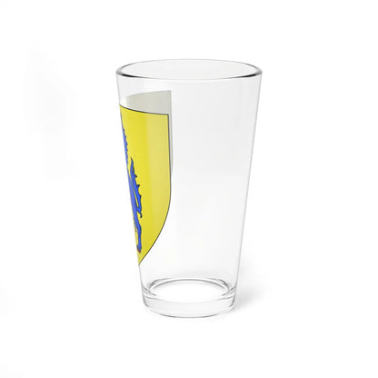 Blason famille fr dAgoult (France) (Coat of Arms) Pint Glass 16oz - Go Mug Yourself