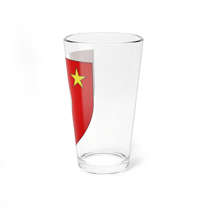 Blason Famille fr dAlbenas (France) (Coat of Arms) Pint Glass 16oz - Go Mug Yourself