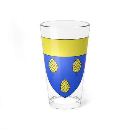 Blason famille fr dAlbignac (France) (Coat of Arms) Pint Glass 16oz 16oz - Go Mug Yourself