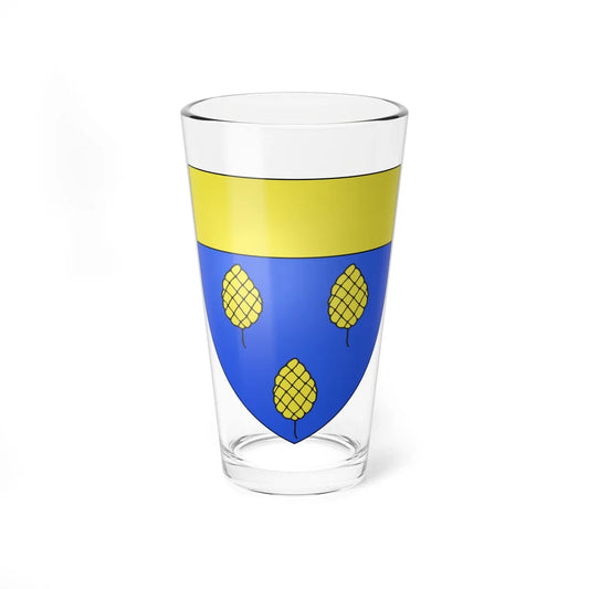Blason famille fr dAlbignac (France) (Coat of Arms) Pint Glass 16oz 16oz - Go Mug Yourself