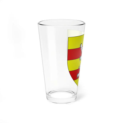 Blason famille fr dAlbignac II (France) (Coat of Arms) Pint Glass 16oz - Go Mug Yourself