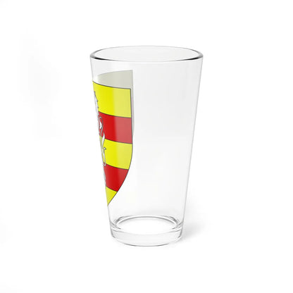 Blason famille fr dAlbignac II (France) (Coat of Arms) Pint Glass 16oz - Go Mug Yourself