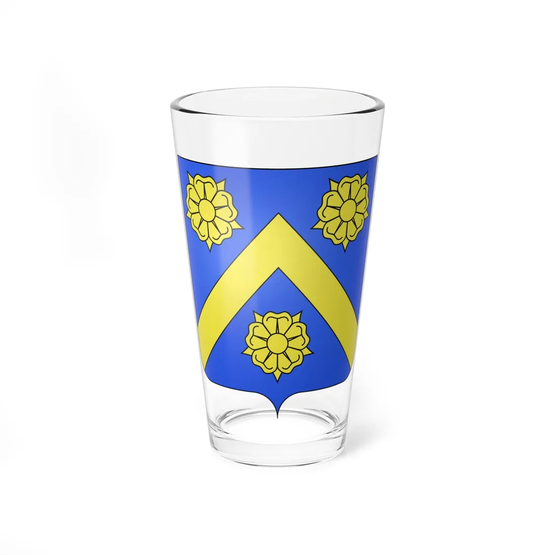 Blason famille fr dAlichamp Champagne (France) (Coat of Arms) Pint Glass 16oz 16oz - Go Mug Yourself