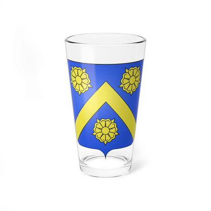Blason famille fr dAlichamp Champagne (France) (Coat of Arms) Pint Glass 16oz 16oz - Go Mug Yourself
