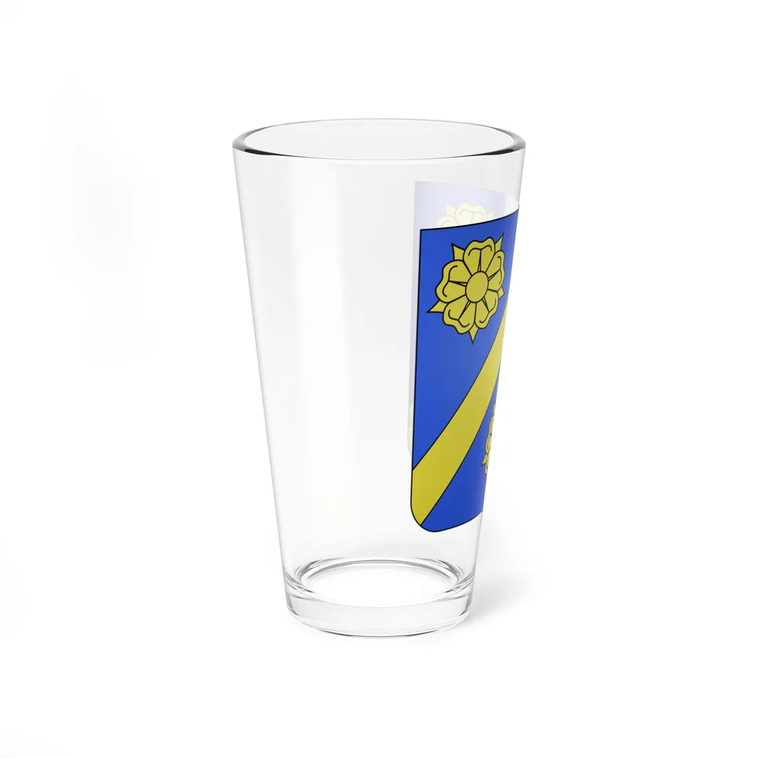Blason famille fr dAlichamp Champagne (France) (Coat of Arms) Pint Glass 16oz - Go Mug Yourself