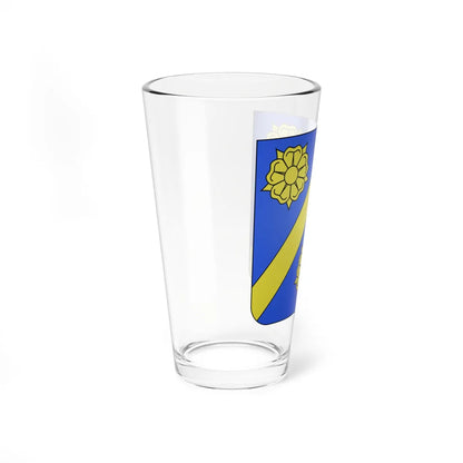 Blason famille fr dAlichamp Champagne (France) (Coat of Arms) Pint Glass 16oz - Go Mug Yourself