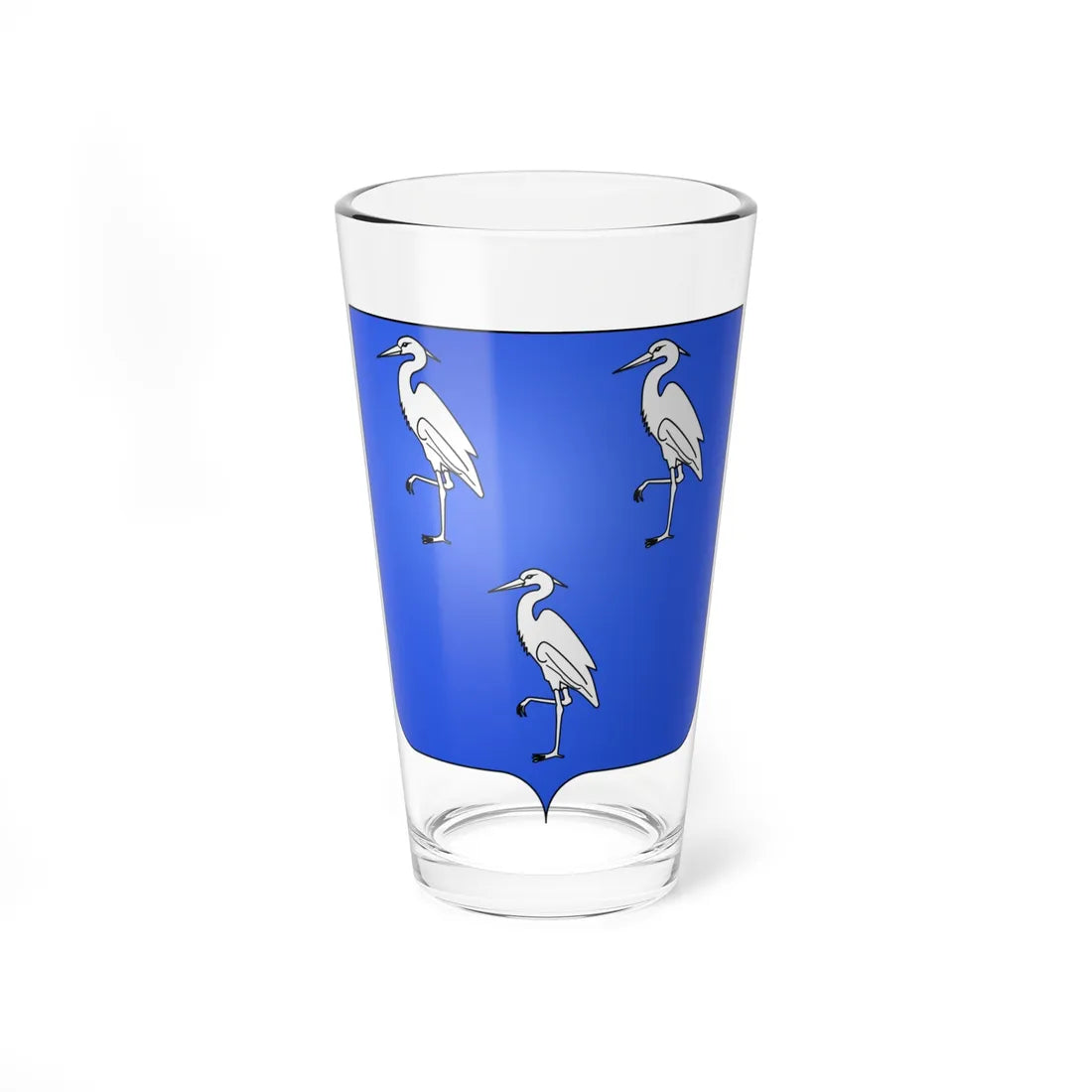 Blason famille fr dAligret Champagne (France) (Coat of Arms) Pint Glass 16oz 16oz - Go Mug Yourself