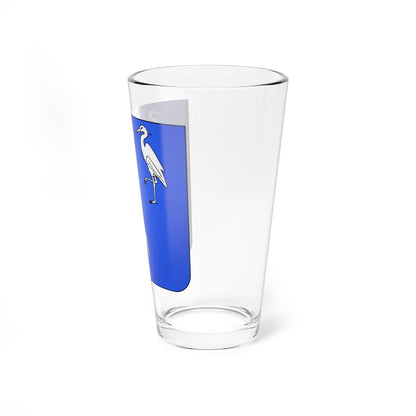 Blason famille fr dAligret Champagne (France) (Coat of Arms) Pint Glass 16oz - Go Mug Yourself