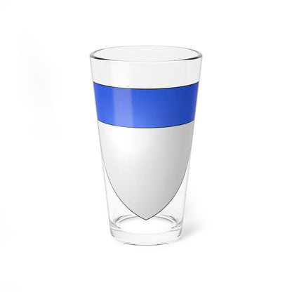 Blason famille fr dAltier de Borne (France) (Coat of Arms) Pint Glass 16oz 16oz - Go Mug Yourself