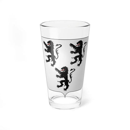 Blason famille fr dAmbly Champagne (France) (Coat of Arms) Pint Glass 16oz 16oz - Go Mug Yourself