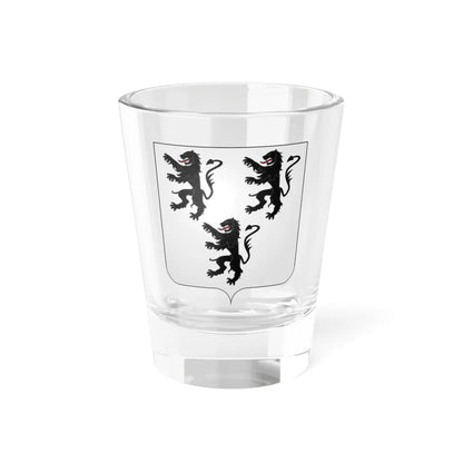 Blason famille fr dAmbly Champagne (France) (Coat of Arms) Shot Glass 1.5oz 1.5oz - Go Mug Yourself