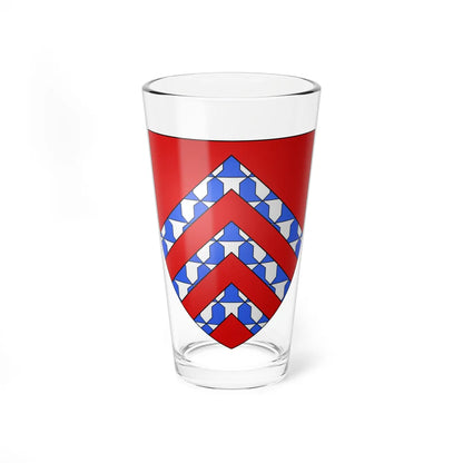Blason famille fr dAmiens (France) (Coat of Arms) Pint Glass 16oz 16oz - Go Mug Yourself