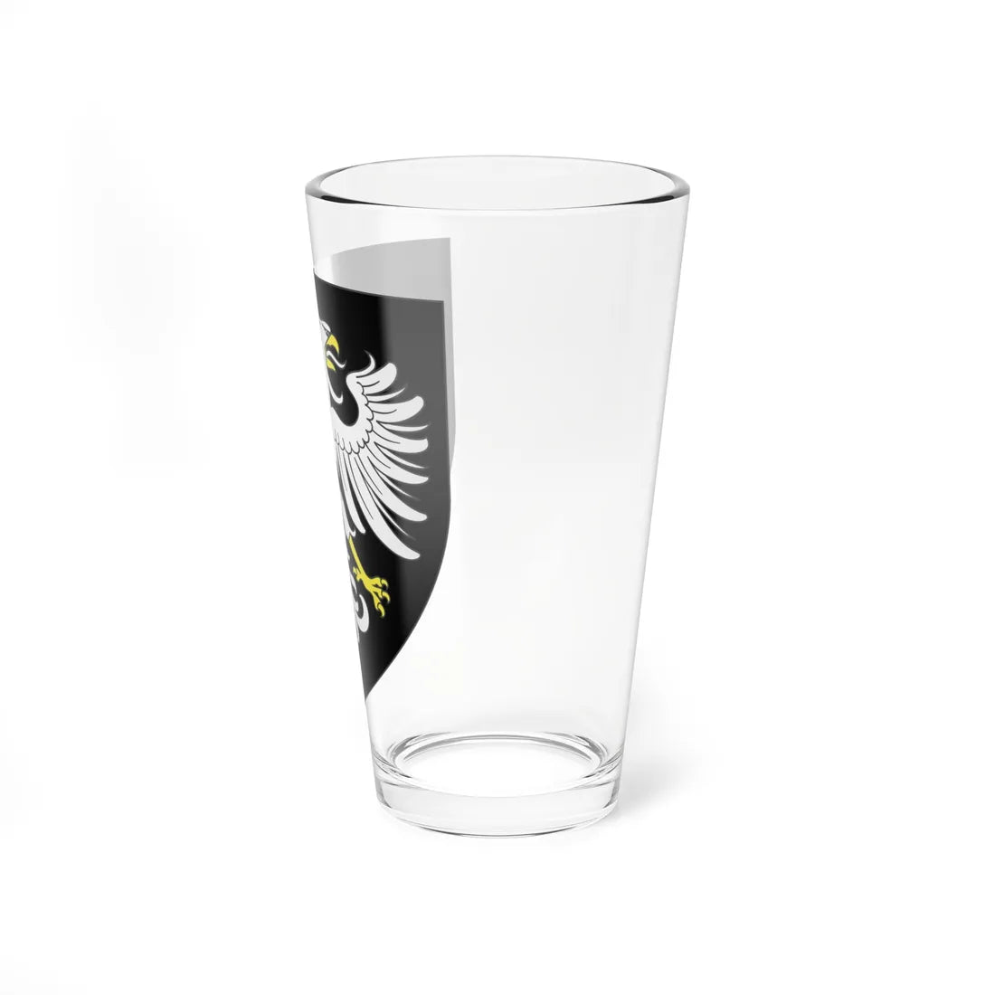 Blason famille fr dAmphernet (France) (Coat of Arms) Pint Glass 16oz - Go Mug Yourself