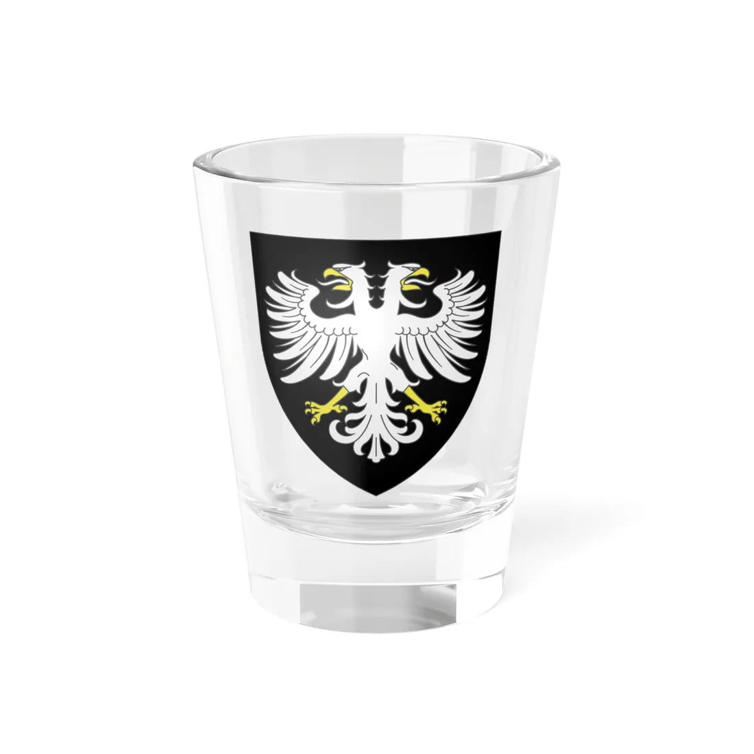 Blason famille fr dAmphernet (France) (Coat of Arms) Shot Glass 1.5oz 1.5oz - Go Mug Yourself