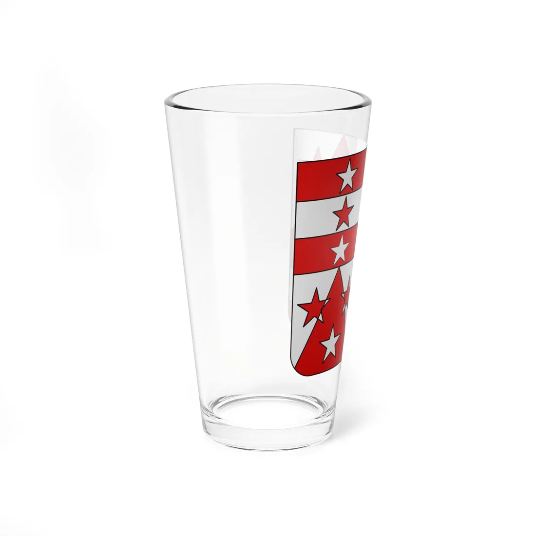 Blason famille fr dAncelle Dauphiné selon Icard (France) (Coat of Arms) Pint Glass 16oz - Go Mug Yourself