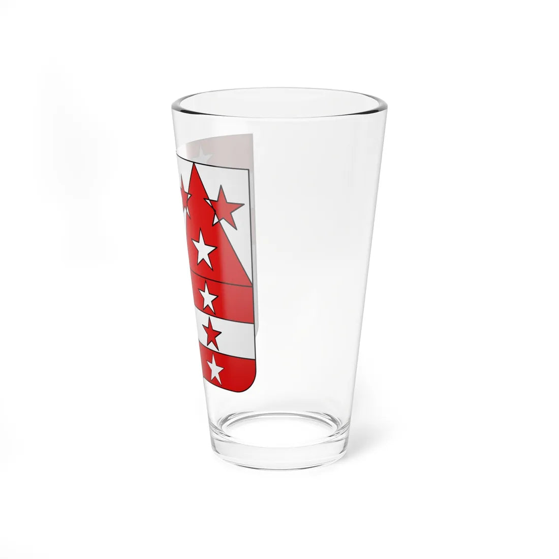 Blason famille fr dAncelle Dauphiné selon Icard (France) (Coat of Arms) Pint Glass 16oz - Go Mug Yourself