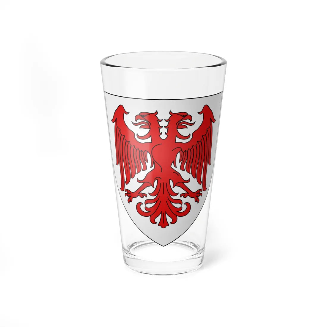 Blason famille fr dAntenaise 1 (France) (Coat of Arms) Pint Glass 16oz 16oz - Go Mug Yourself