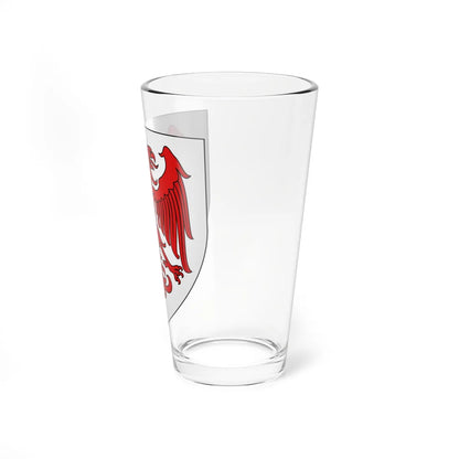 Blason famille fr dAntenaise 1 (France) (Coat of Arms) Pint Glass 16oz - Go Mug Yourself