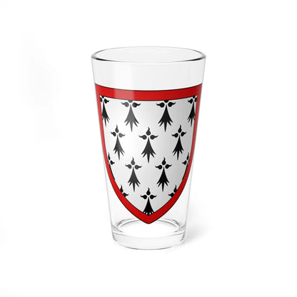 Blason famille fr dAnzely Nivernais (France) (Coat of Arms) Pint Glass 16oz 16oz - Go Mug Yourself