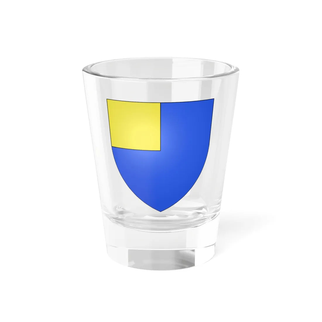 Blason famille fr dArces (France) (Coat of Arms) Shot Glass 1.5oz 1.5oz - Go Mug Yourself