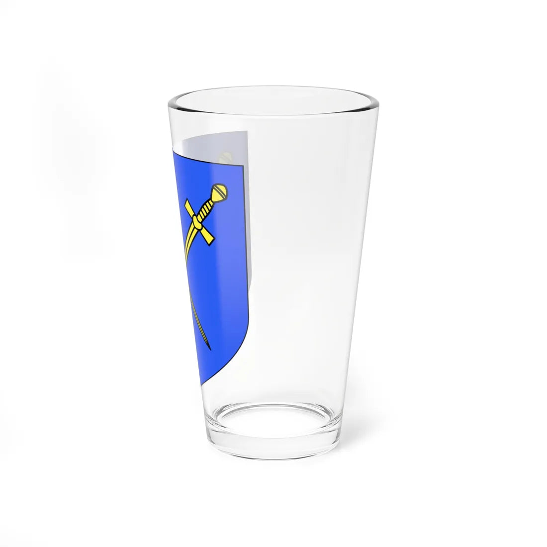 Blason famille fr de Jean Alespee  (France) (Coat of Arms) Pint Glass 16oz - Go Mug Yourself